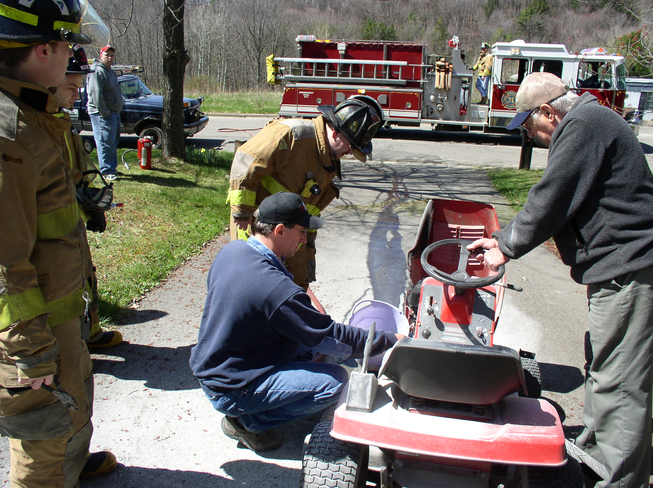 04-28-04  Response - Fire - Mower